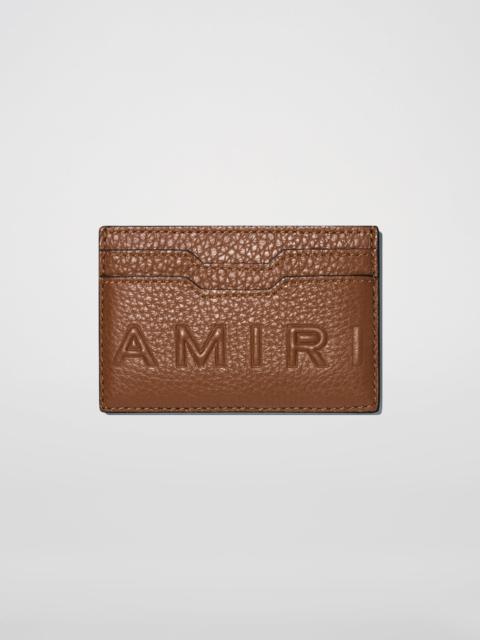 AMIRI PEBBLED LOGO CARD HOLDER