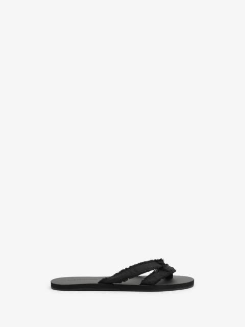 CHRISTOPHER ESBER Freya Silk Flip Flop