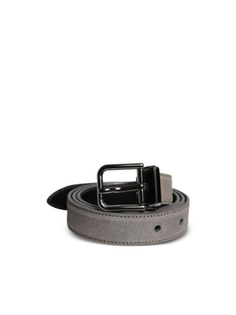 Dolce & Gabbana suede buckle belt