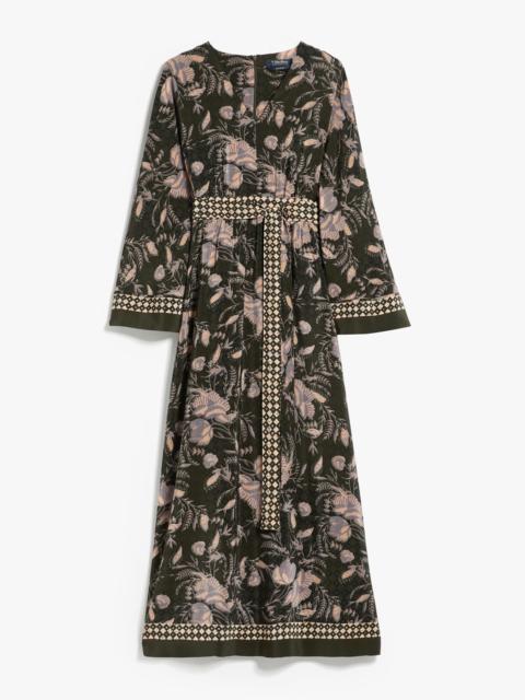 'S Max Mara FEDRA Printed crepe de chine dress