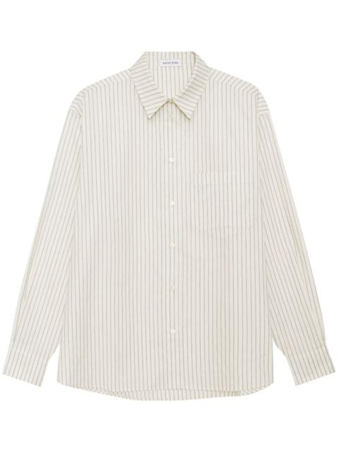 ANINE BING Braxton stripe-print shirt