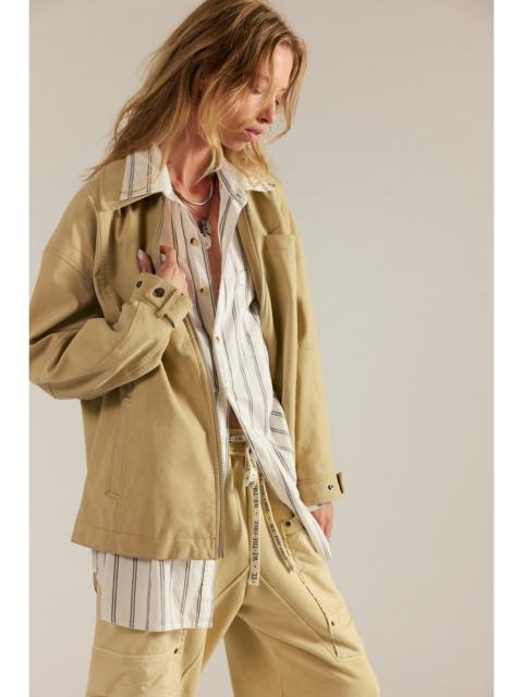 FREE PEOPLE We The Free Sloane Vegan Suede Jacket