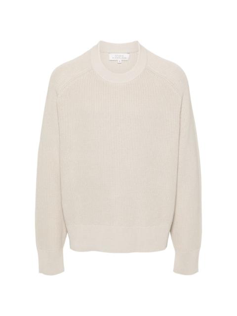 chunky-knit cotton jumper