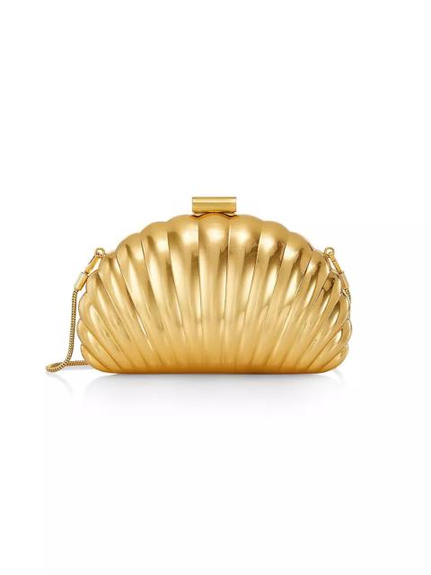 SIMKHAI Monet Metallic Shell Clutch