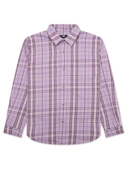 STONES PLAID SHIRT - LAVENDER