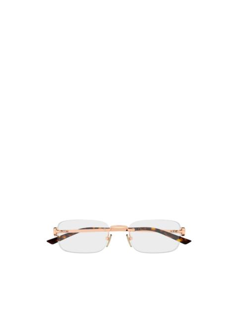 GUCCI rimless glasses