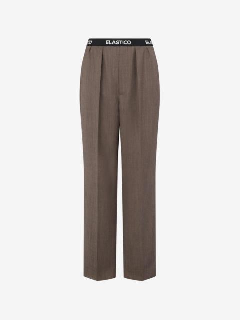 Moschino TROUSERS IN WOOLEN CLOTH ELASTIC BAND