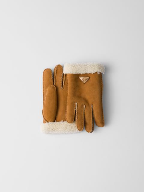 手袋 PRADA CARAMEL SUEDE LONG GLOVES 手袋 PRADA CARAMEL SUEDE LONG GLOVES Cocoa Brown Suede