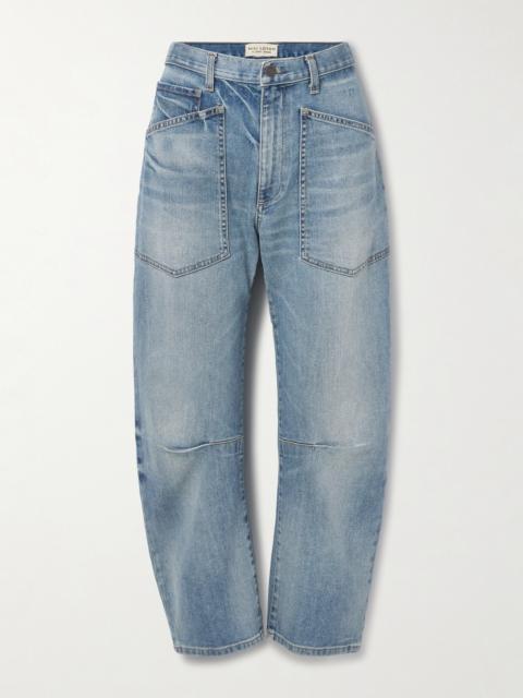 NILI LOTAN Shon High-rise Tapered Jeans