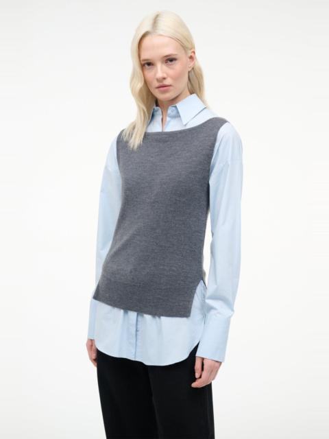 STAUD STAUD DAMIAN TOP CHARCOAL GLACIER