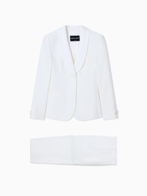 GIORGIO ARMANI 순수한 실크 crêpe tuxedo