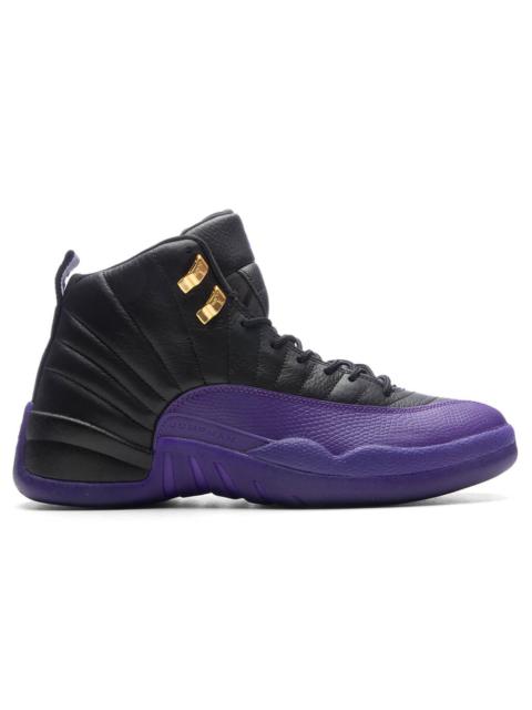 Jordan AIR JORDAN 12 RETRO - BLACK/FIELD PURPLE/METALLIC GOLD