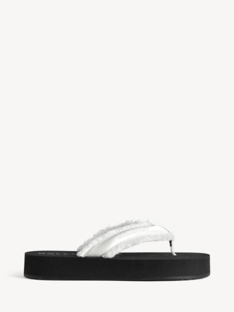 BALENCIAGA Women's Jet Lag Thong in Off White