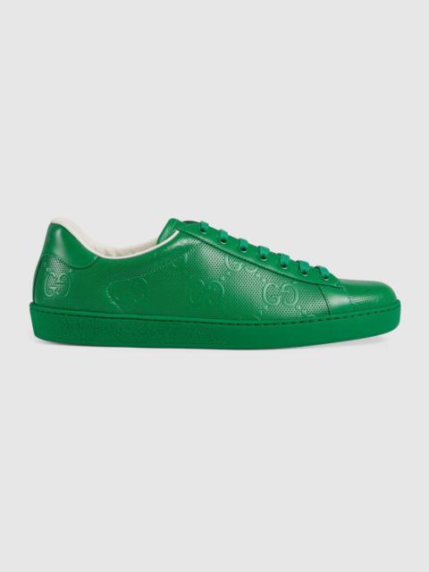 GUCCI Men's Ace GG embossed sneaker