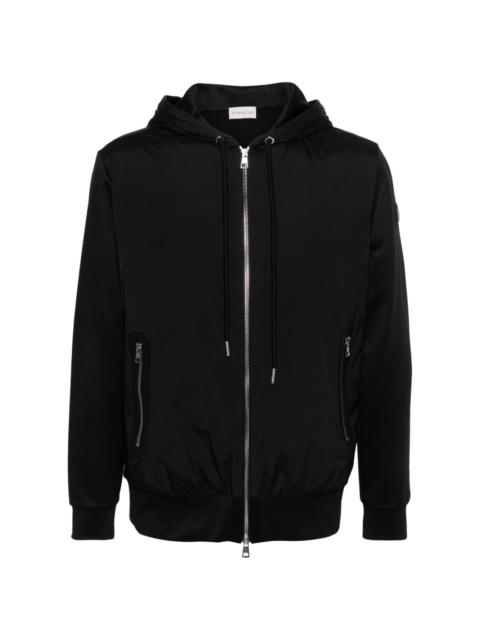panelled zip-up jacket