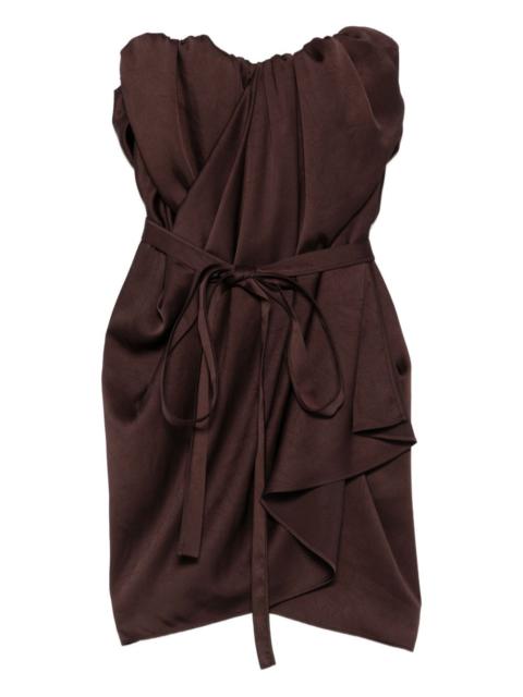 Vivienne Westwood draped-waist mini dress