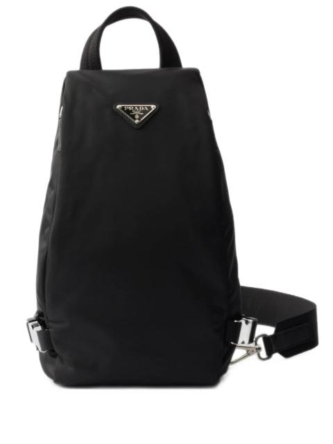 Prada PRADA backpack in black re-nylon and saffiano leather