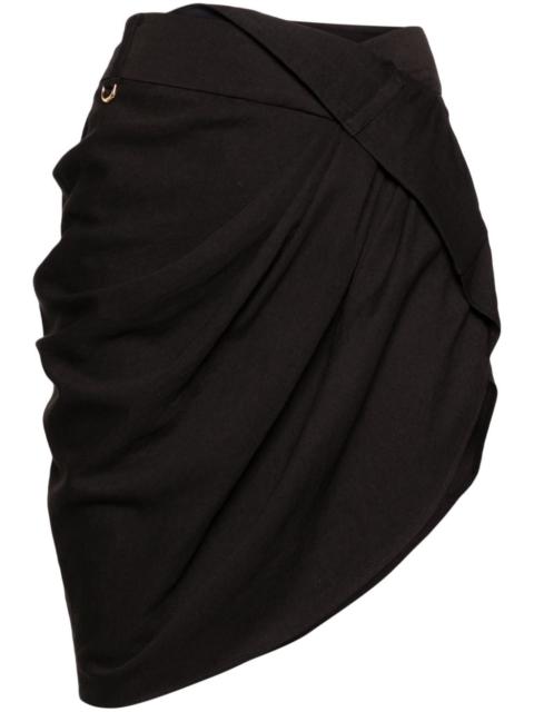 La Jupe asymmetric miniskirt