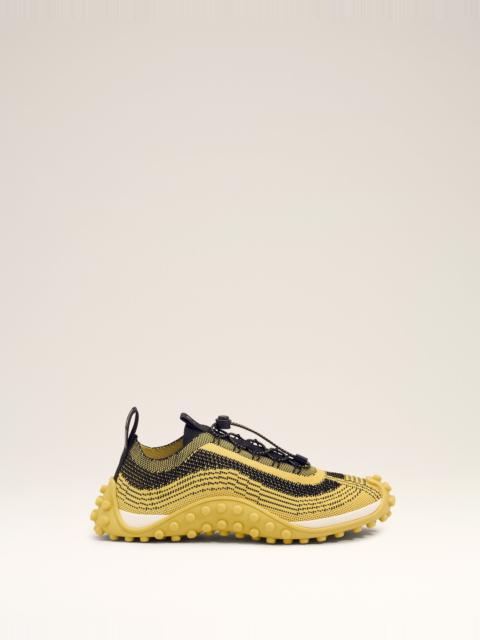 AMI Paris YELLOW KNIT MIRAGE SNEAKERS