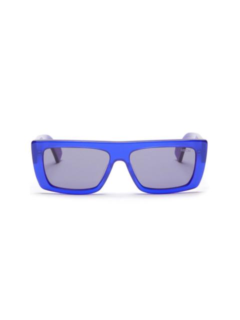 Marcelo Burlon County Of Milan Lebu square-frame tinted sunglasses