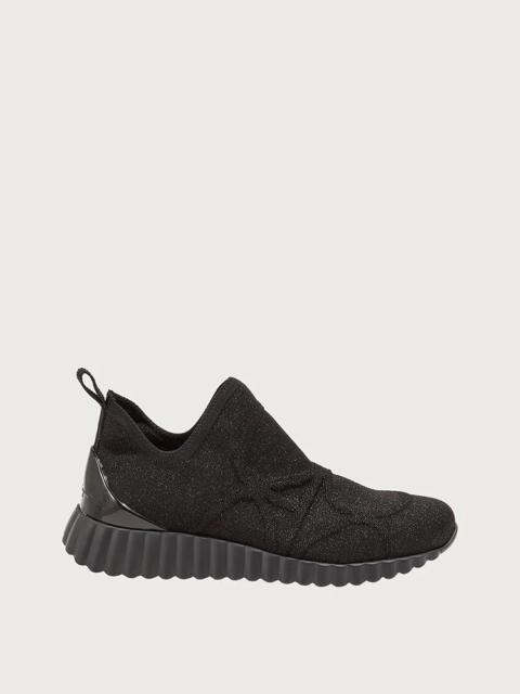 FERRAGAMO SNEAKER WITH WAVY SOLE