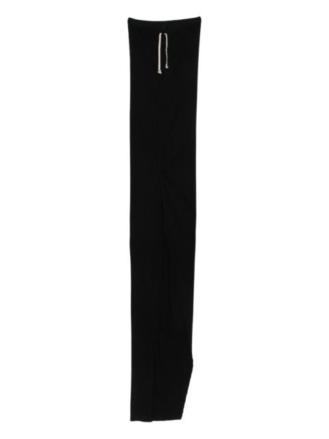 Rick Owens DRKSHDW drawstring-waist side-slit maxi skirt