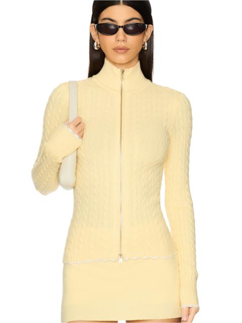 Frankies Bikinis Carter Cable Knit Sweater