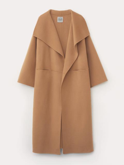 Totême Signature wool cashmere coat camel