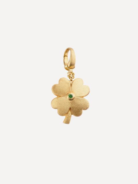 MARIE LICHTENBERG 14ct Gold Small Clover Charm
