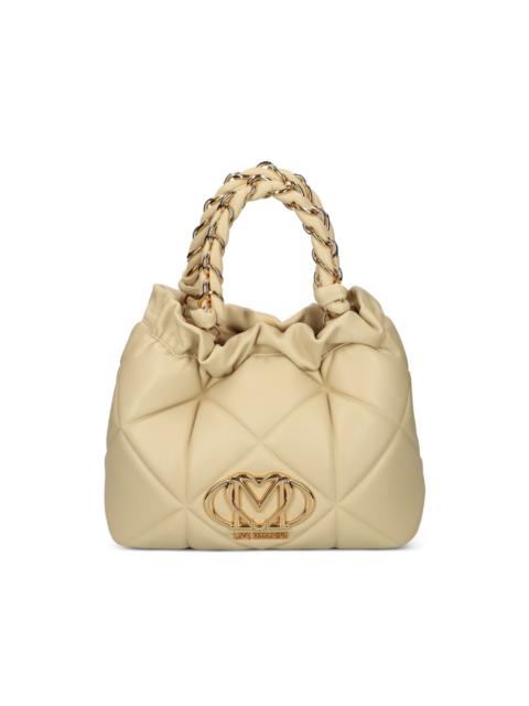 Moschino quilted bucket bag