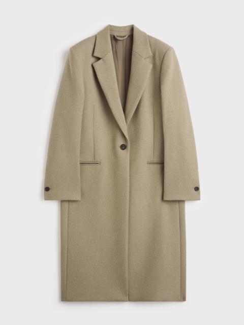 TOTEME Classic winter coat biscuit