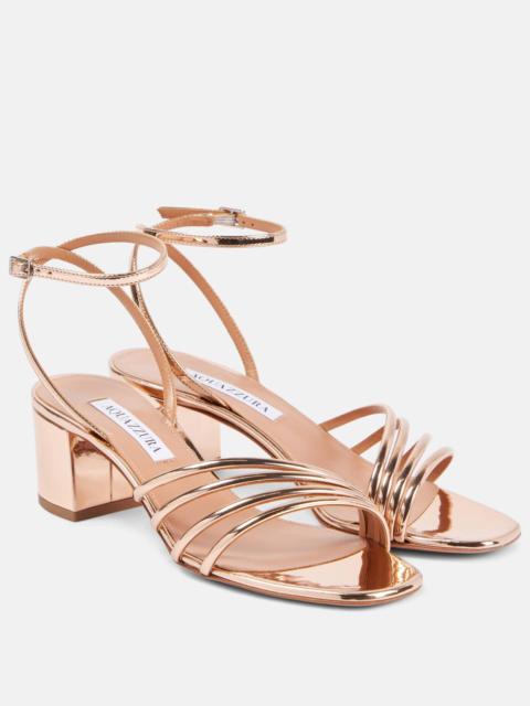 AQUAZZURA Latour 50 faux leather sandals