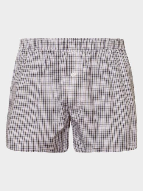 HANRO Men's Fancy Woven Cotton Boxers