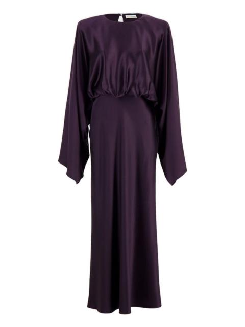 Altuzarra Evinka long-sleeve gathered silk dress