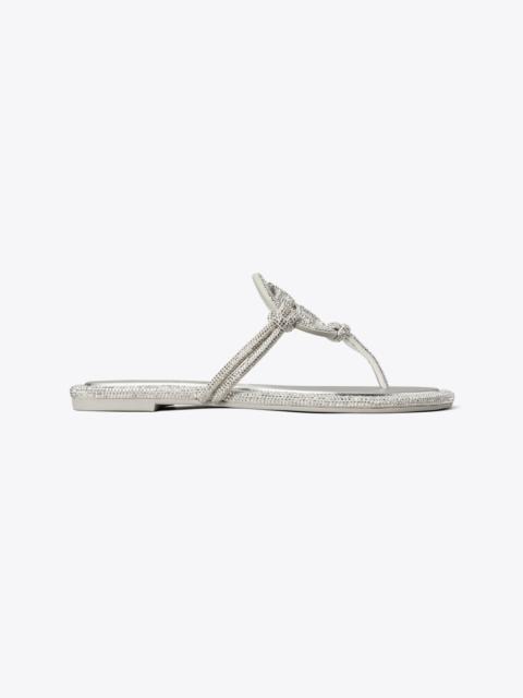 TORY BURCH Miller Pavé Knotted Sandal