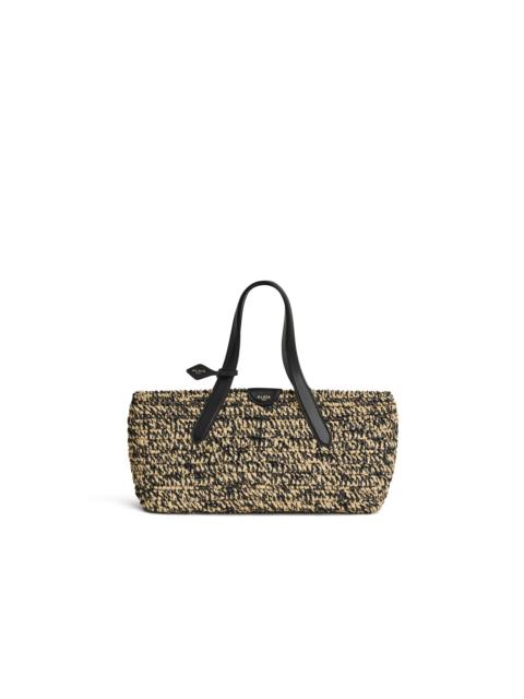 Alaïa LE PANIER EAST WEST MEDIUM IN RAFFIA