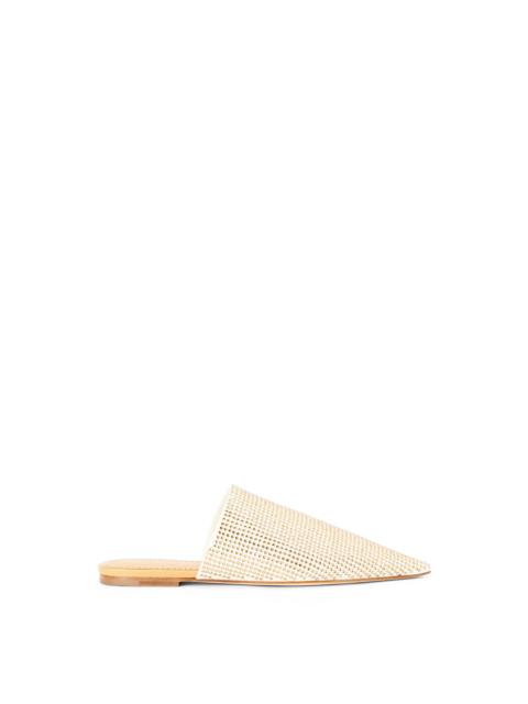 Loewe Pointy slipper in suede and crystal