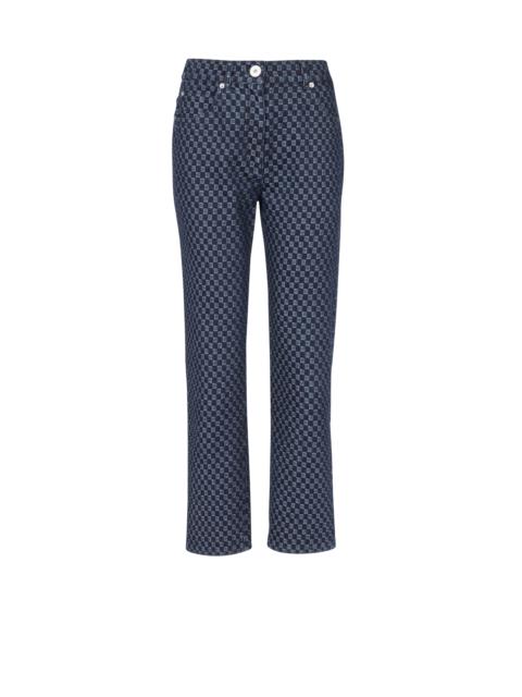 Balmain Mini monogram denim jeans