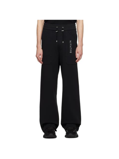 Balmain wide-leg cotton track pants