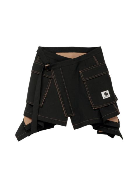 sacai Carhartt WIP Suiting Bonding Skirt