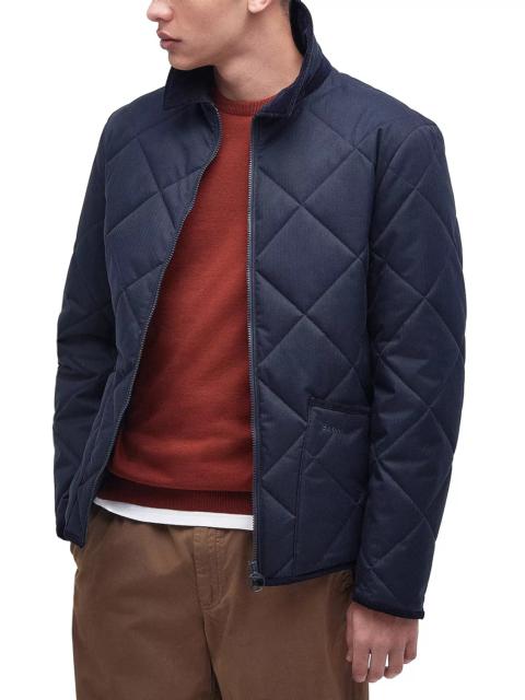 Easton Liddesdale Quilted Corduroy Trimmed Full Zip Jacket