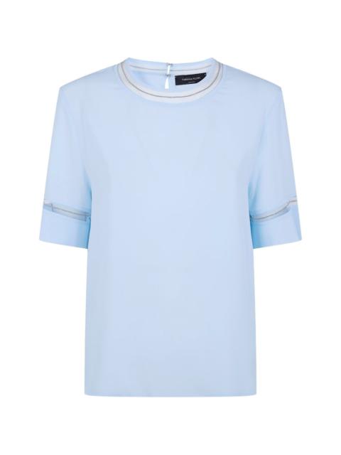 FABIANA FILIPPI chain trim shirt