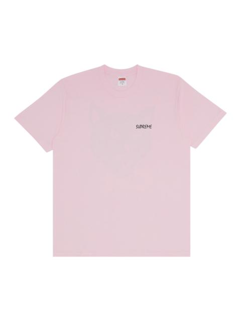 Supreme Black Cat Tee 'Light Pink'