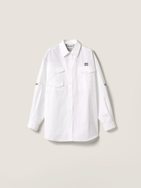 Miu Miu Poplin shirt-dress