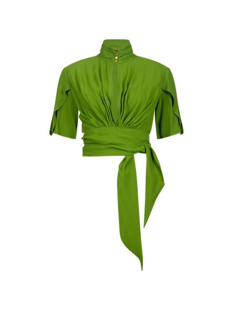 ELISABETTA FRANCHI gathered blouse