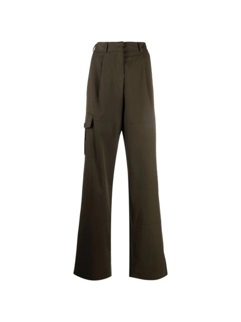 NINA RICCI wide-leg cargo trousers