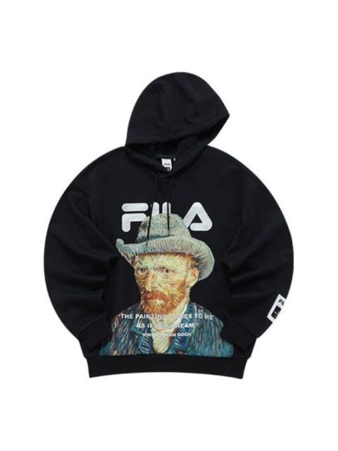 FILA FILA x Van Gogh Museum Hoodie 'Black Multi-Color' F11M218202F-BK