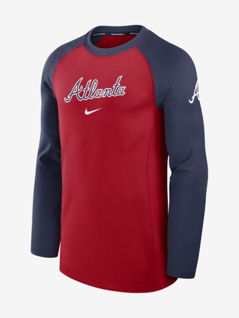 Atlanta Braves Authentic Collection Game Time Nike Men's Dri-FIT MLB Long-Sleeve T-Shirt