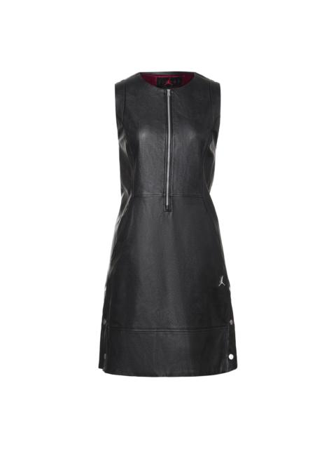 Jordan (WMNS) Air Jordan Collar Zipper Casual A Black Dress DC4824-010