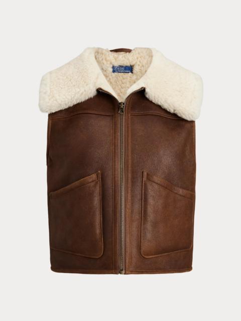 Polo Ralph Lauren Shearling Full-Zip Vest
